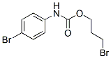 3-bromopropyl N-(4-bromophenyl)carbamate 结构式