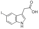 1H-Indole-3-aceticacid,5-iodo-(9CI) 结构式