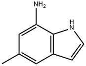 7-氨基-5-甲基-1H-吲哚 结构式