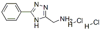 3-AMINOMETHYL-5-PHENYL-4H-1,2,4-TRIAZOLEDIHYDROCHLORIDE 结构式