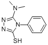 5-(dimethylamino)-4-phenyl-4H-1,2,4-triazole-3-thiol 结构式