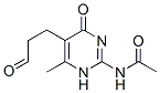 N-[4-methyl-6-oxo-5-(3-oxopropyl)-3H-pyrimidin-2-yl]acetamide 结构式