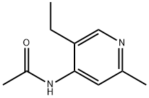 N-(5-ETHYL-2-METHYLPYRIDIN-4-YL)ACETAMIDE 结构式