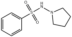 Benzenesulfonamide, N-1-pyrrolidinyl- (7CI) 结构式