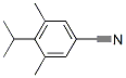 Benzonitrile, 3,5-dimethyl-4-(1-methylethyl)- (9CI) 结构式