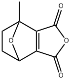 1-METHYL7-OXABICYCLO[2.2.1]HEPT-2-ENE-2,3-DICARBOXYLIC ANHYDRIDE 结构式