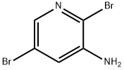 3-胺基-2,5-二溴吡啶 结构式
