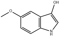 5-甲氧基-1H-吲哚-3-醇 结构式