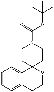 螺[异色烷-1,4'-哌啶]-1'-羧酸叔丁酯 结构式