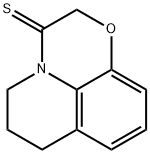 5H-Pyrido[1,2,3-de]-1,4-benzoxazine-3(2H)-thione,  6,7-dihydro- 结构式