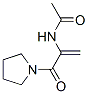 Acetamide,  N-[1-(1-pyrrolidinylcarbonyl)ethenyl]- 结构式