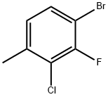 4-溴-2-氯-3-氟甲苯 结构式