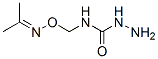 Semicarbazide,  4-[[(isopropylideneamino)oxy]methyl]-  (7CI) 结构式