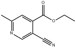 ethyl 5-cyano-2-Methylpyridine-4-carboxylate 结构式