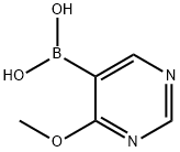 4-甲氧基-5-嘧啶硼酸 结构式