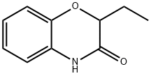 2-乙基-2,4-二氢-1,4-苯并恶嗪-3-酮 结构式