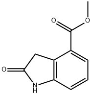 2-氧化吲哚-4-甲酸甲酯 结构式