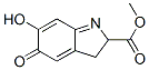 2H-Indole-2-carboxylicacid,3,5-dihydro-6-hydroxy-5-oxo-,methylester(7CI,9CI) 结构式