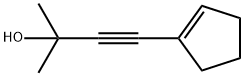 3-Butyn-2-ol, 4-(1-cyclopenten-1-yl)-2-methyl- (7CI,9CI) 结构式