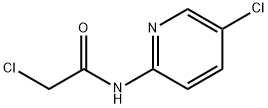 2-氯-N-(5-氯吡啶-2-基)乙酰胺 结构式