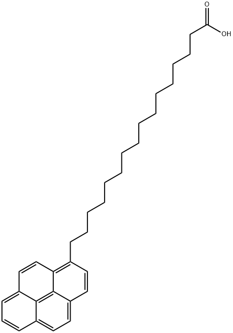 1-Pyrenehexadecanoicacid 结构式