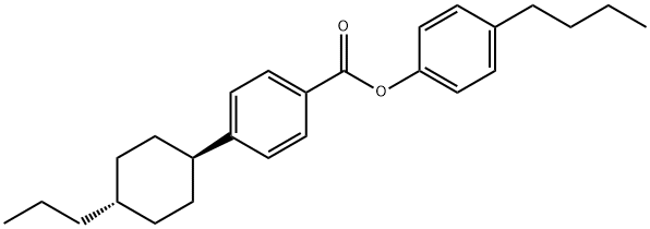 丙基环己基苯甲酸对丁基苯酚酯 结构式