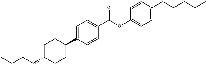 丁基环己基苯甲酸对戊基苯酚酯 结构式
