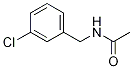 AcetaMide, N-[(3-chlorophenyl)Methyl]- 结构式