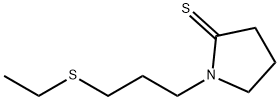 2-Pyrrolidinethione,  1-[3-(ethylthio)propyl]- 结构式