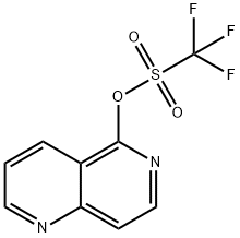 1,6-NAPHTHYRIDIN-5-YLTRIFLUOROMETHANESULFONATE
 结构式