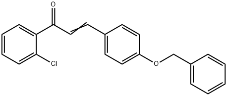 (2E)-3-[4-(Benzyloxy)phenyl]-1-(2-chlorophenyl)prop-2-en-1-one 结构式