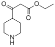 3-氧代-3-(哌啶-4-基)丙酸乙酯 结构式