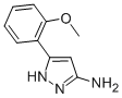 3-(2-甲氧苯基)-1H-吡唑-5-胺 结构式