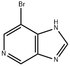 7-溴-1H-咪唑并[4,5-C]吡啶 结构式