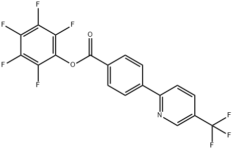 Pentafluorophenyl 4-[5-(trifluoromethyl)pyridin-2-yl]benzoate 结构式