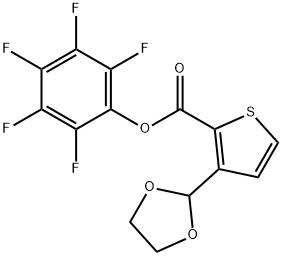 Perfluorophenyl3-(1,3-dioxolan-2-yl)thiophene-2-carboxylate