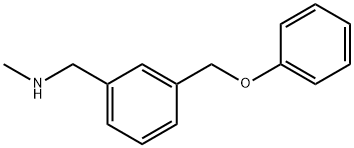 N-甲基-1-(3-(苯氧基甲基)苯基)甲胺 结构式