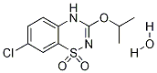 7-Chloro-3-isopropoxy-4H-1,2,4-benzothiadiazine 1,1-dioxide Monohydrate 结构式