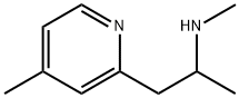 N-甲基-1-(4-甲基吡啶-2-基)丙烷-2-胺 结构式