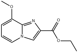 8-甲氧基-咪唑并[1,2-A]吡啶-2-羧酸乙酯 结构式