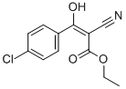 2-CYANO-3-(4-CHLOROPHENYL)-3-HYDROXYPROPENOIC ACID ETHYL ESTER 结构式