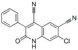 4,6-Quinolinedicarbonitrile,  7-chloro-1,2-dihydro-2-oxo-3-phenyl- 结构式