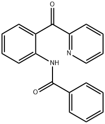 N-[2-(2吡啶甲酰基)苯基]苯甲酰胺 结构式