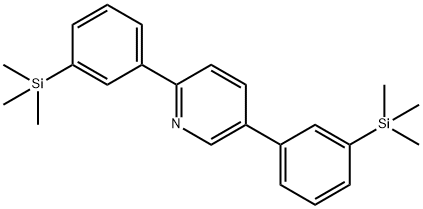 2,5-DI(3-(TRIMETHYLSILYL)PHENYL)PYRIDINE 结构式