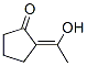 Cyclopentanone, 2-(1-hydroxyethylidene)-, (2Z)- (9CI) 结构式