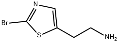 2-(2-溴噻唑-5-基)乙胺 结构式