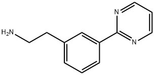 2-(3-(pyriMidin-2-yl)phenyl)ethanaMine 结构式