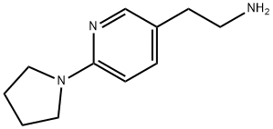 2-(6-(吡咯烷-1-基)吡啶-3-基)乙烷-1-胺 结构式