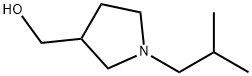 (1-异丁基-3-	吡咯烷)甲醇 结构式