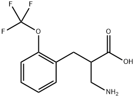 3-氨基-2-(2-(三氟甲氧基)苄基)丙酸 结构式